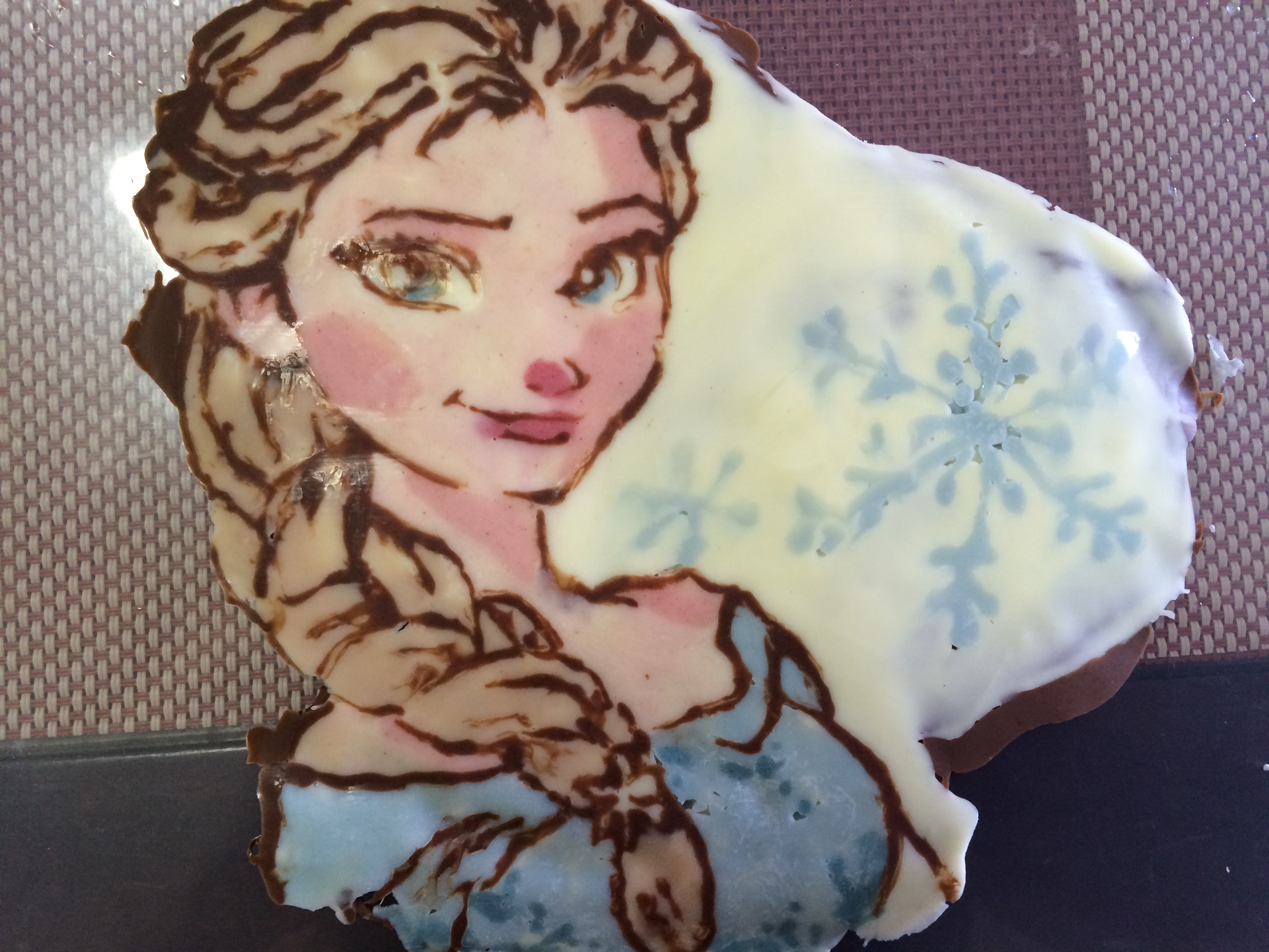 アナと雪の女王 キャラチョコ プレートの作り方 Around50 アラフィフ主婦のブログ
