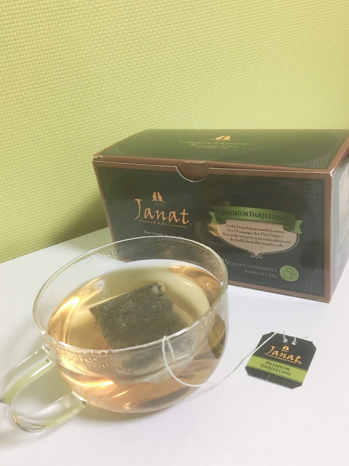 わでねそ フランスの紅茶ブランド Janat ジャンナッツ のダージリンを頂きました パック