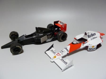F1 スーパーカープラモデル製作ブログ ピットインbox 1 マクラーレン Mp4 5b Honda