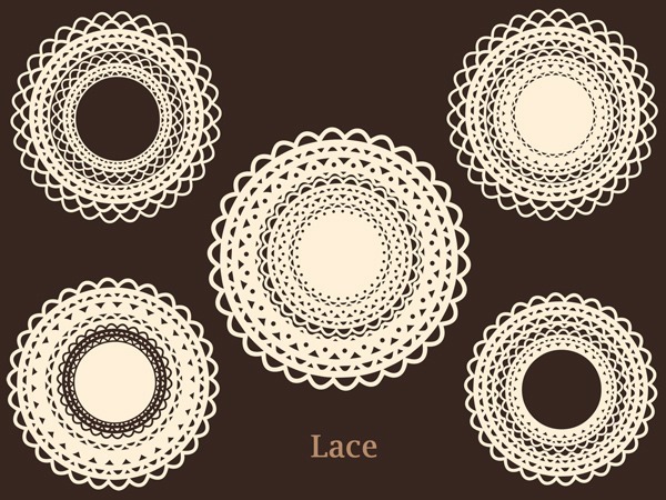 レース フレーム イラスト素材 フリー素材ブログ 素材屋とりっくすたー