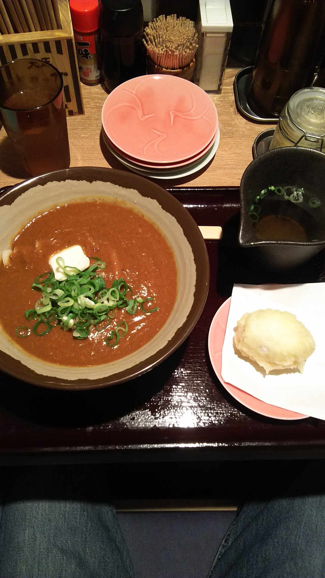 池袋 おひとりさま ランチグルメ 本当においしい店 池袋 うどん酒場 香川一福 池袋 カレーうどん中810円 半熟玉子天118円