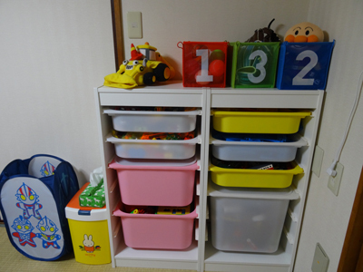 まめこの育児blog Ikeaの収納で おもちゃスッキリ