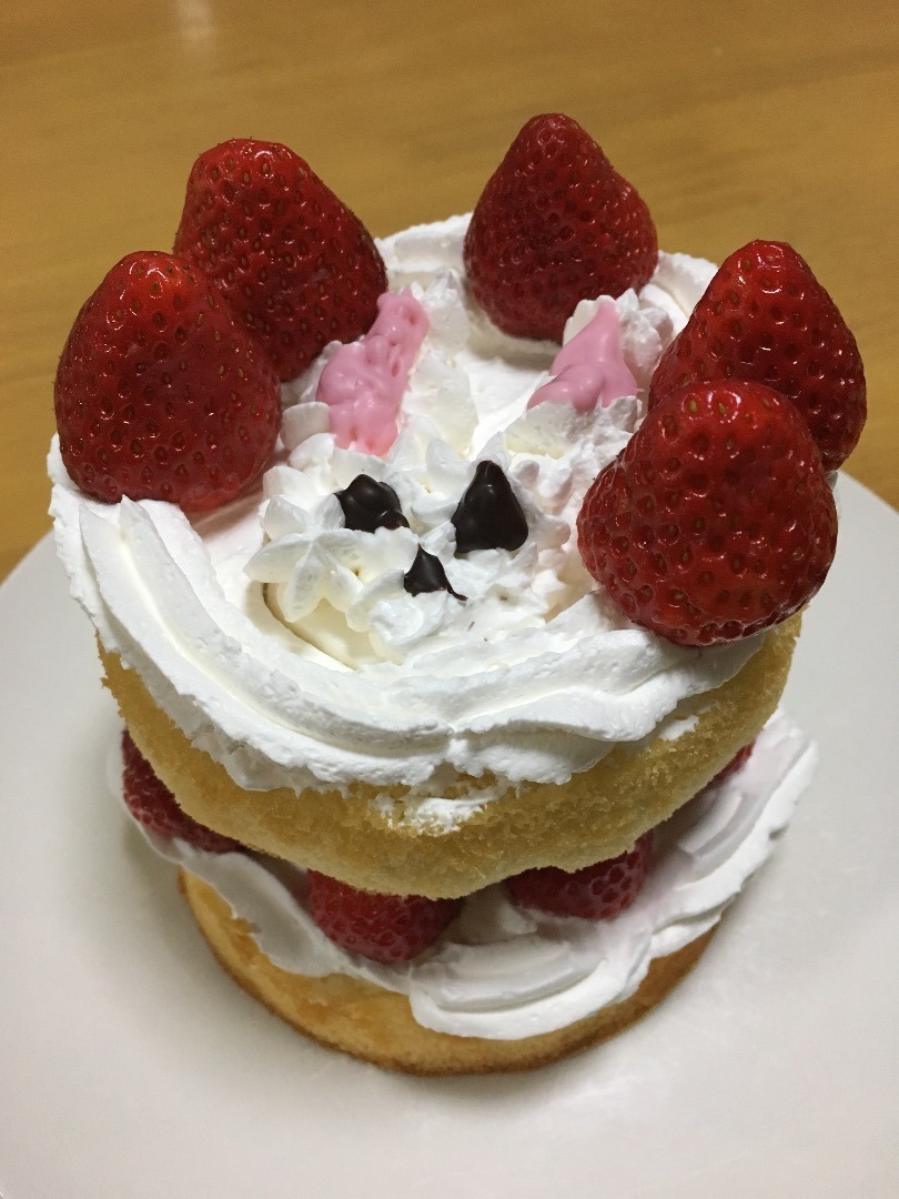 美魔女ブログ うさぎショートケーキ プリキュアアラモード