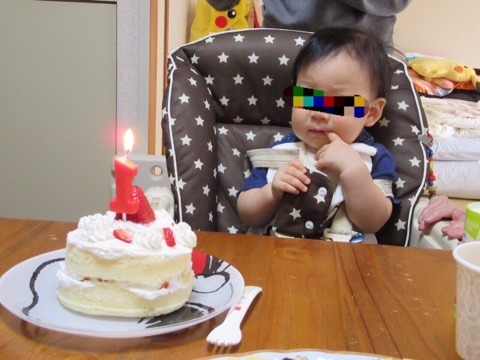 専業主婦の子育て趣味等ゆるゆるブログ 赤ちゃんでも食べられるケーキキット1歳のお誕生日に手作りしました