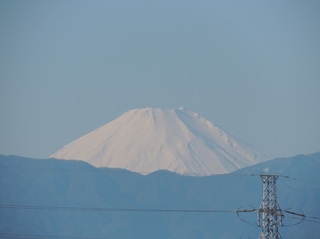 2017年元旦の富士山