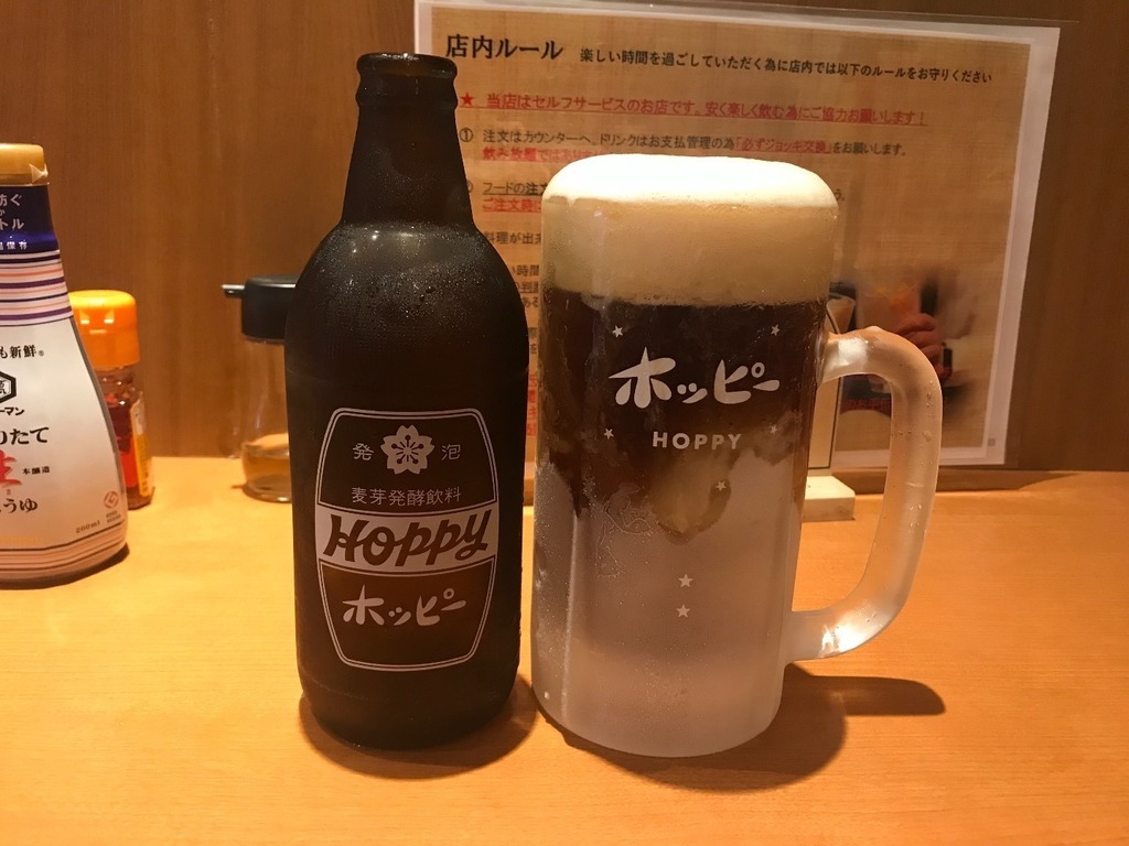 しげちゃんの飲み日記 大森の立ち飲み すずよう でホッピー