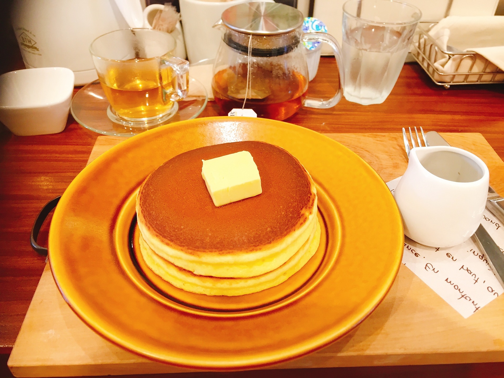 食べることしか考えたくないブログ 新宿御苑の近くでシンプルパンケーキ