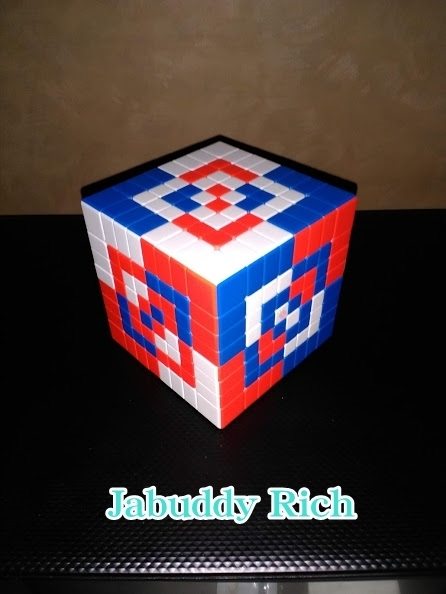 ルービックキューブ 模様の世界 Rubik S Cube Pattern Art ルービックキューブで模様を作りました