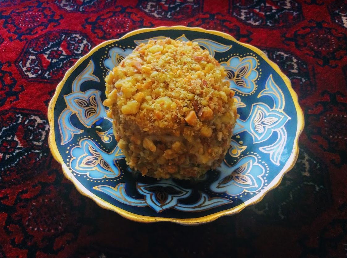Asalhonの本格ウズベキスタン料理 レシピ マリービスケットで作る簡単メドヴィーク はちみつケーキ のレシピ
