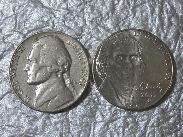 コレクションの記載 アメリカ トマス ジェファーソン 5セント硬貨