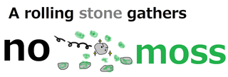 A rolling stone gathers no moss..png