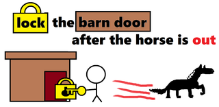 lock the barn door after the horse is out.png