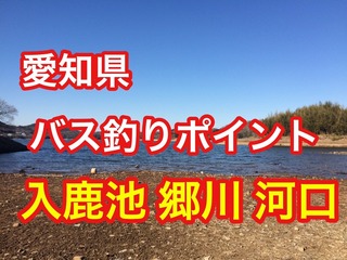 釣りドリーム 入鹿池 五条川 河口 愛知県 バス釣りポイント ブラックバス