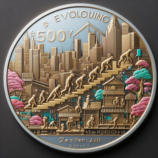 The evolving 500 yen coin_ New issue on November 1, 2021.png