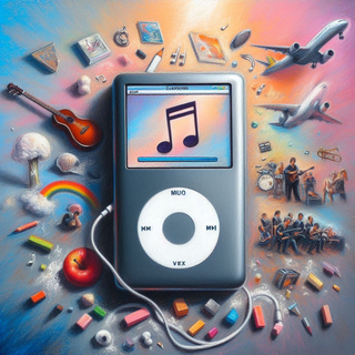 iPod revolution_ Changing the way we enjoy music in 2001, pastel painting.png