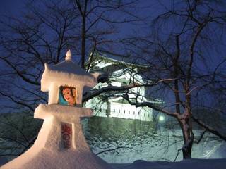 弘前城 雪まつり 燈籠まつり