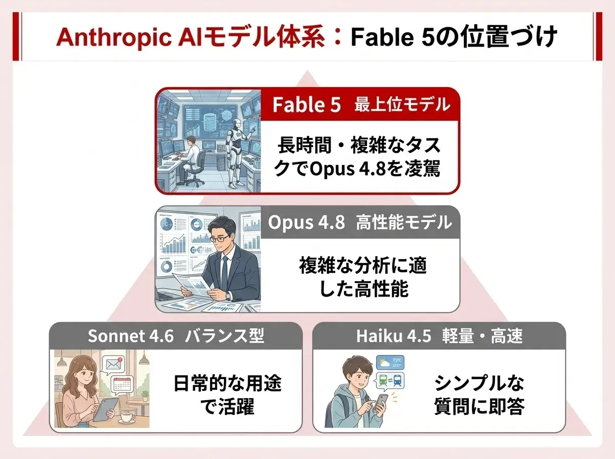 Claude Fable 5と他モデルの違い