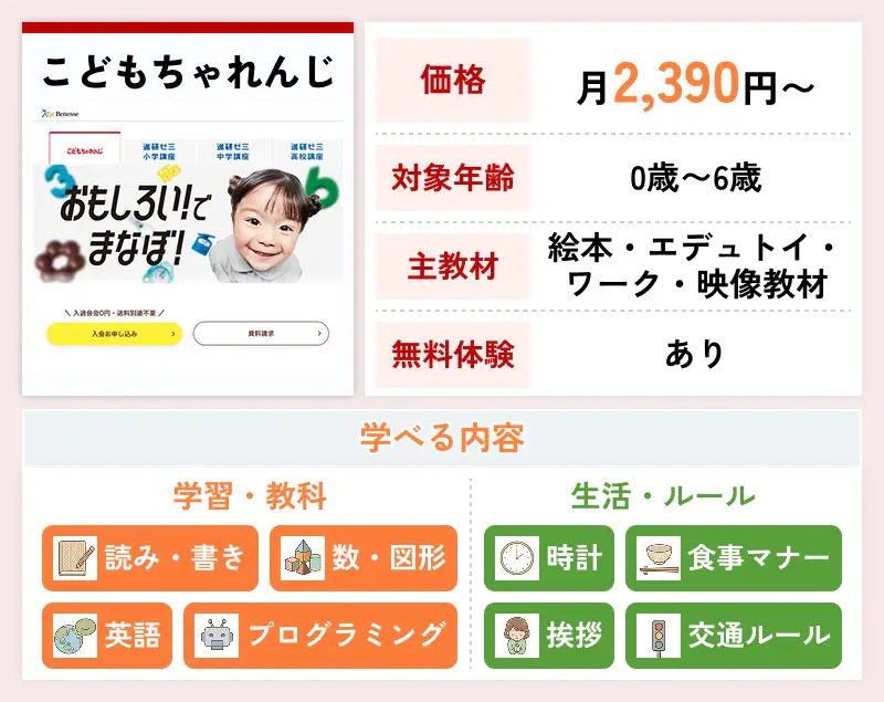 こどもちゃれんじ