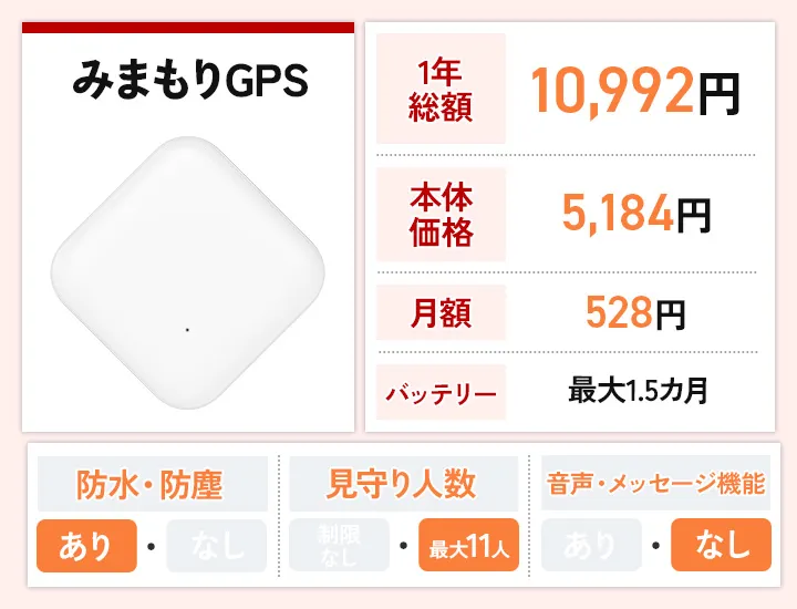 みまもりGPS