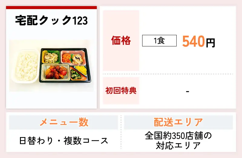 宅配クック123