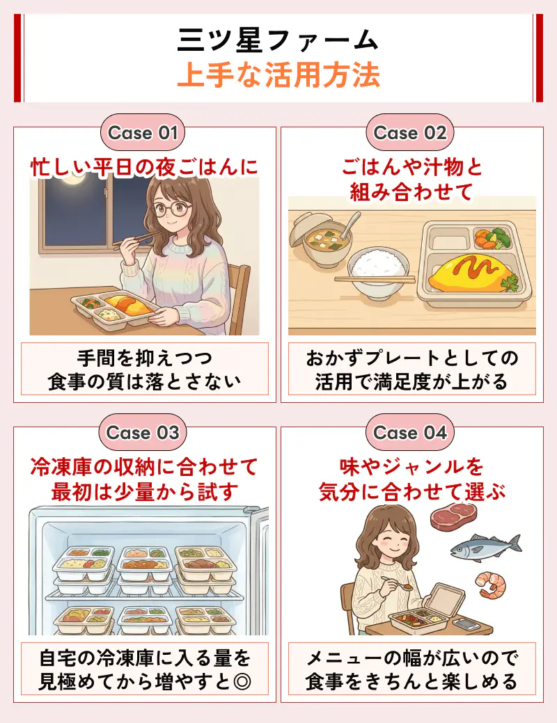 三ツ星ファームを上手に活用する方法