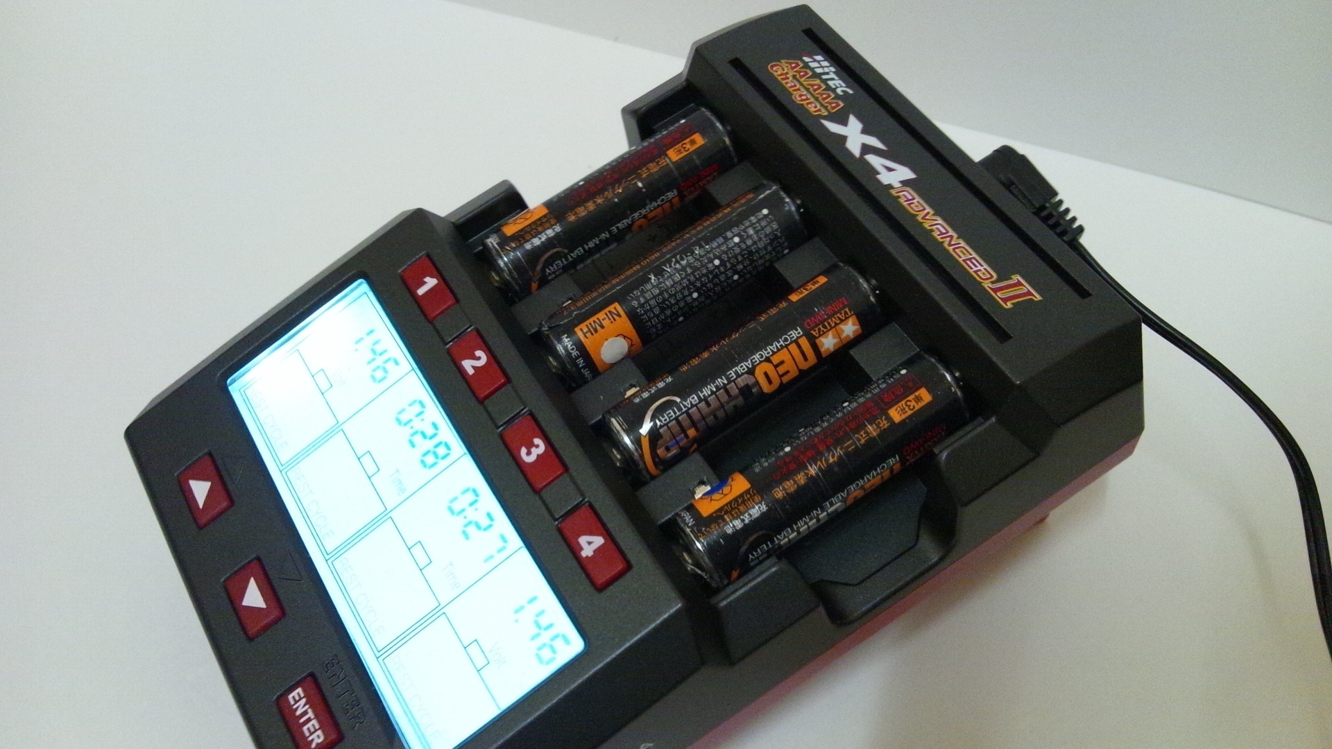 HiTEC 充電器 X4 ADVANCED ミニ四駆電池 - 模型/プラモデル