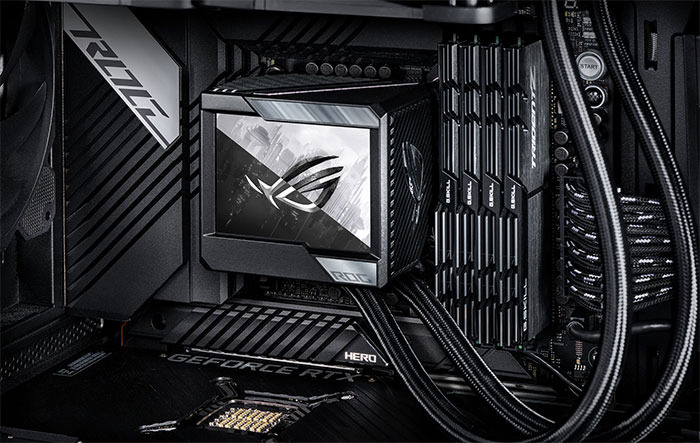 簡易水冷cpuクーラー asus rog ryujin2 240 - 家具