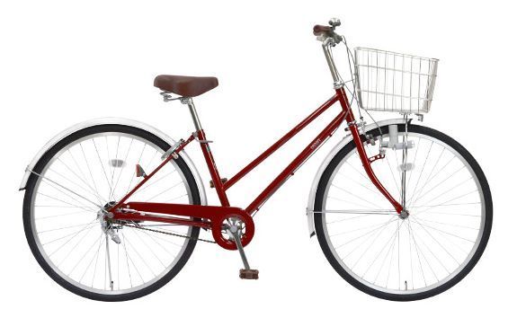 軽量ママチャリSHANY(シャニー)の口コミ【ワインレッド色が人気】: 自転車通販ナビ