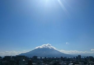 cap on the head sakurajima 20150715 1436919578582.jpg