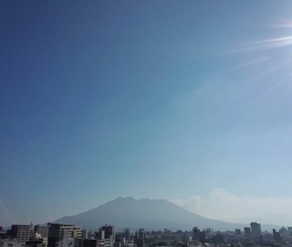 clear sky sakurajima_20141027_091650-1.jpg