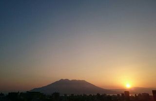 clear sky sunrise sakurajima 20151103 1446505077428.jpg