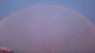 rainbow appears in twilight time July 7 2 1467887853952.jpg