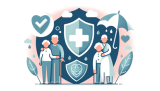 DALLEE 2024-01-19 18.42.31 - Create a modern, high-quality vector image representing risk management in elderly care. The image should include symbols like a shield for protection.png