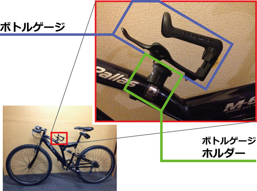 2. 自転車改造：パーツ取付 -2. ボトルケージの取付: マイパラ育成日記