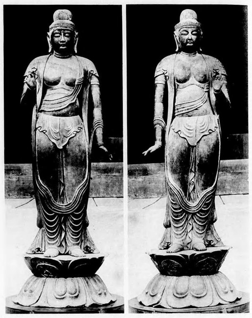 800px-Statues_of_nikko_bosatsu_and_gakko_bosatsu_of_Shojo-ji,_Fukushima.jpg