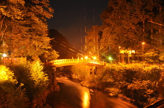 夜の神橋ライトアップ.JPG