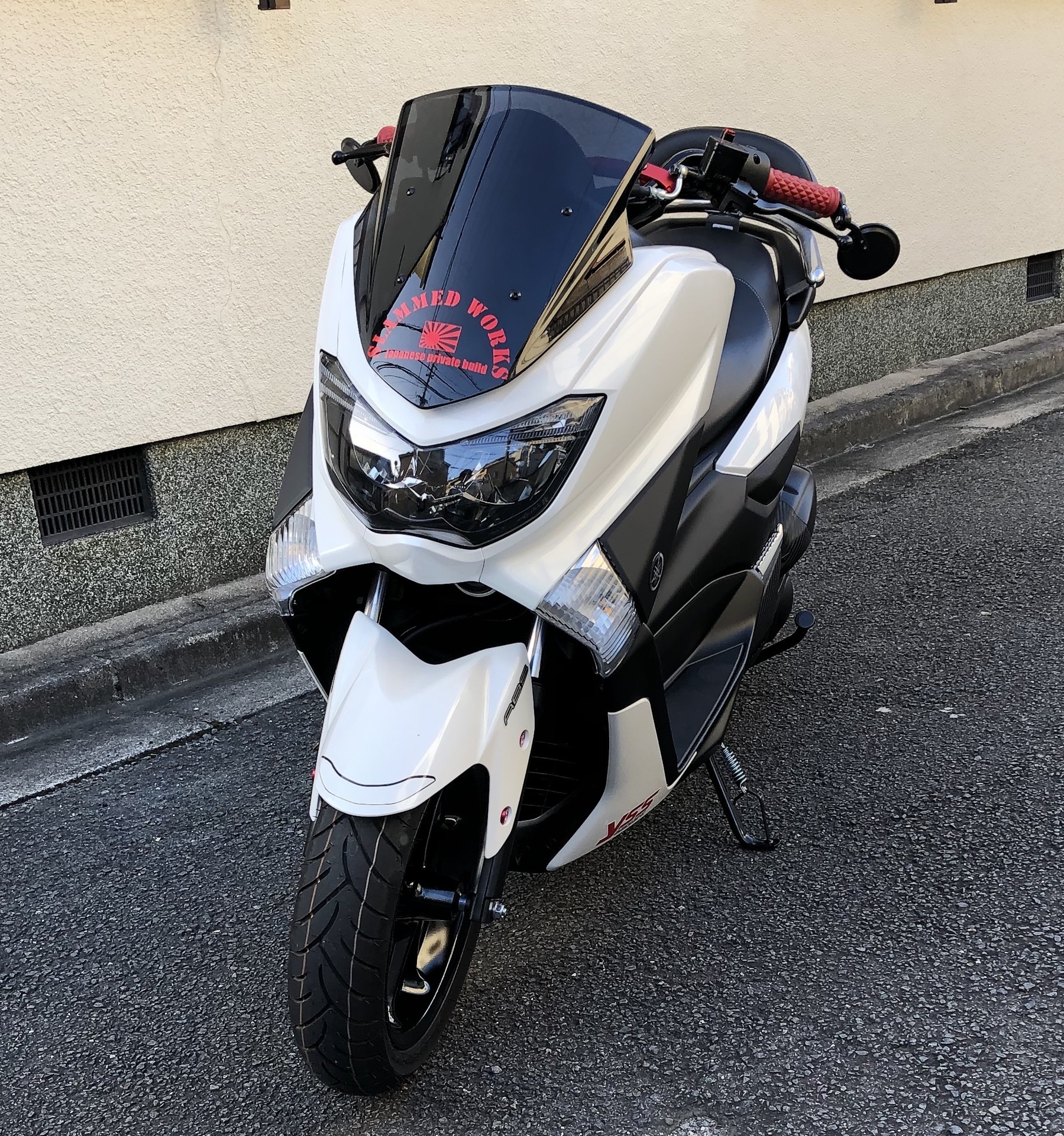 N-MAX カスタムまとめ: N-MAX カスタム ハンドル交換