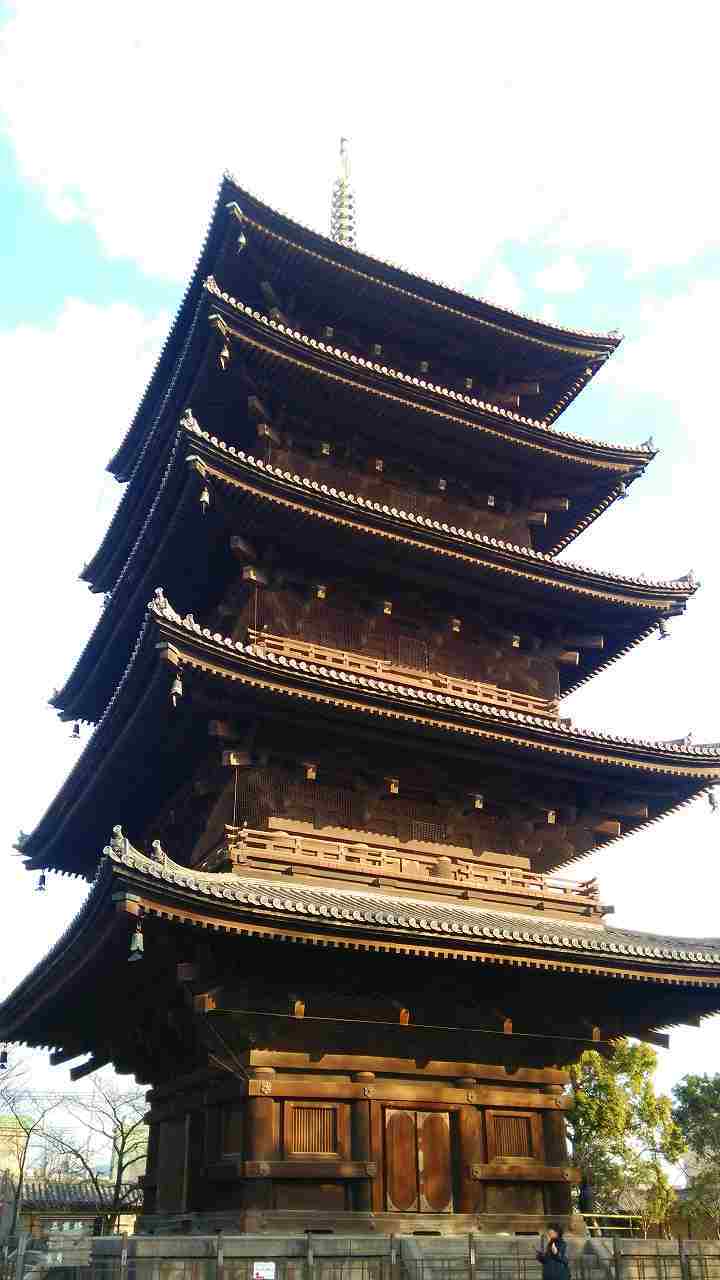 京都はんなり観光 Com 世界遺産 東寺五重塔 国宝指定 日本一高い木造五重塔