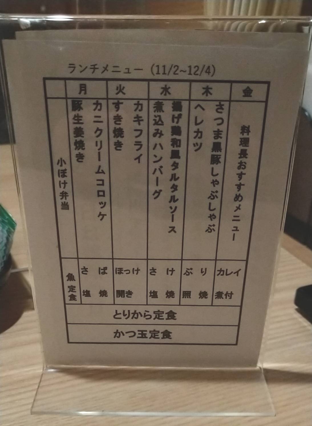 日々の書き散らし 小ぼけ 京阪淀屋橋店