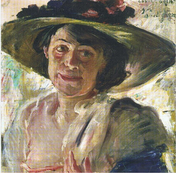 woman in a  rose-trimmed hat 1912 Lovis Corinth.png