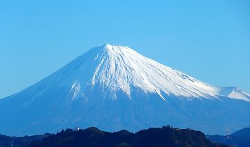 静岡市から冬の富士山-2
