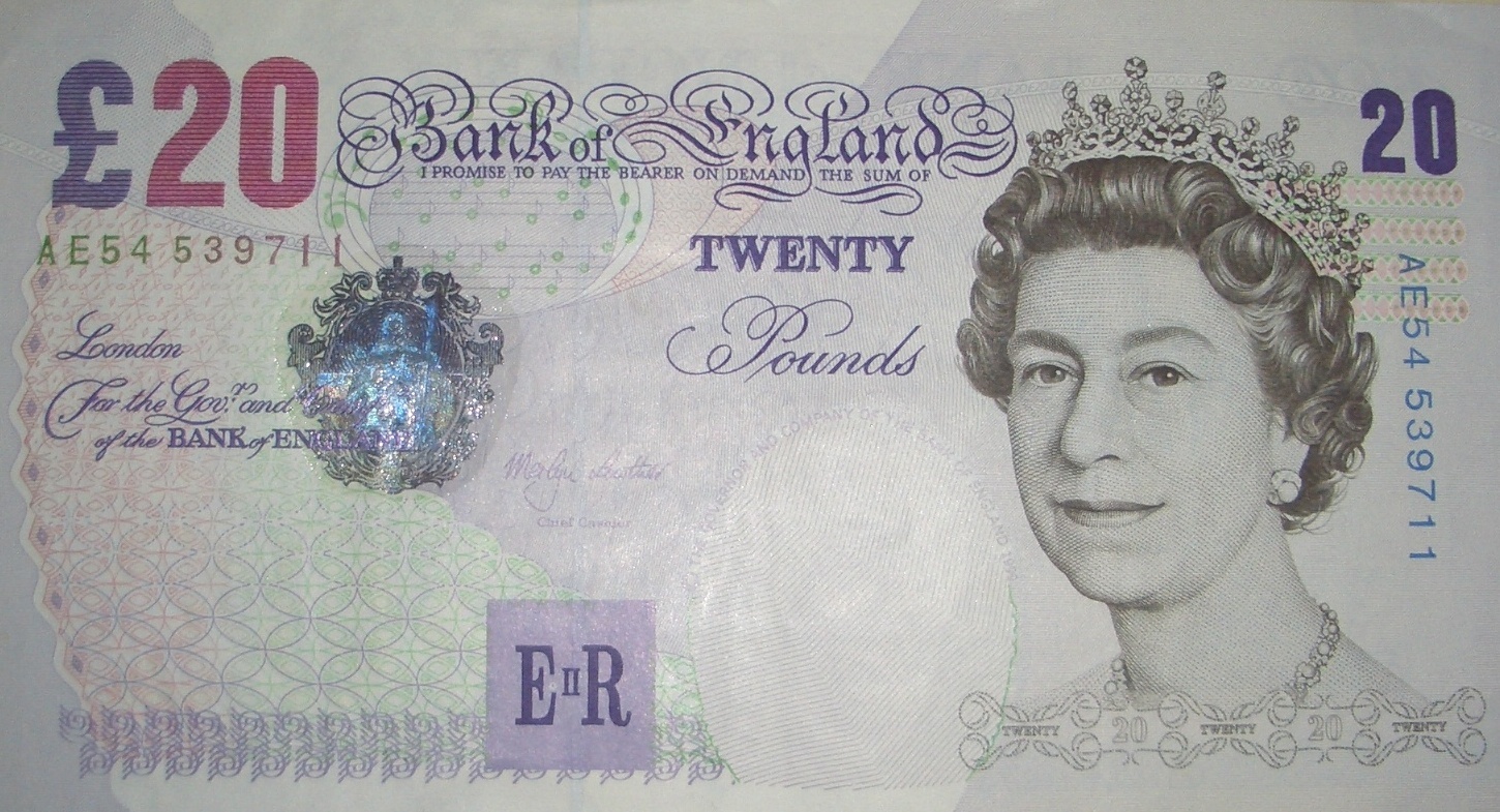 イギリス　ポンド紙幣　旧紙幣エンタメ/ホビー