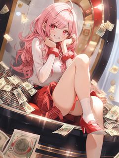 yasubee_Cute_girl_money_falling_miniskirt_pink_hair_summer_casi_c331f0b6-b430-48ec-822b-2d59168f1ea8.png