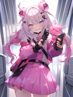 yasubee_cute_cyberpunk_galaxy_pink_dress_mini_skirt_holding_gun_adb68e95-2679-4d2b-a8fc-2e4bb32ce40a.png