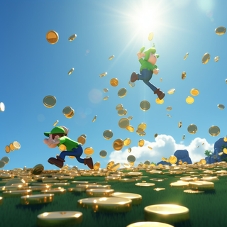 yasubee_gold_coins_falling_Blue_sky_A_lot_of_money_on_the_floor_9fa09c80-2ea5-4ec4-ad2a-a8e69cd886e6.png
