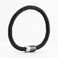 Edmund Cotton Rope Bracelet Black-1.jpg