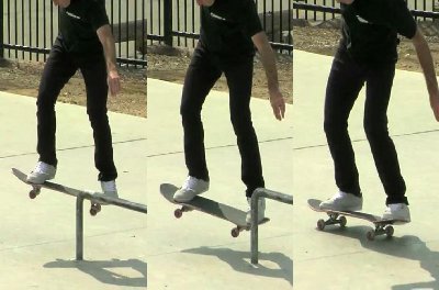 三十路 Skater!! スケボートリック集: フロントサイドボードスライド 