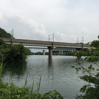 柳井原貯水池の景色